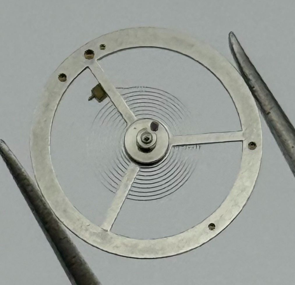 BFG 582 Balance Wheel Complete And Spring 13½”’ 1782 Watch Movement Parts NOS