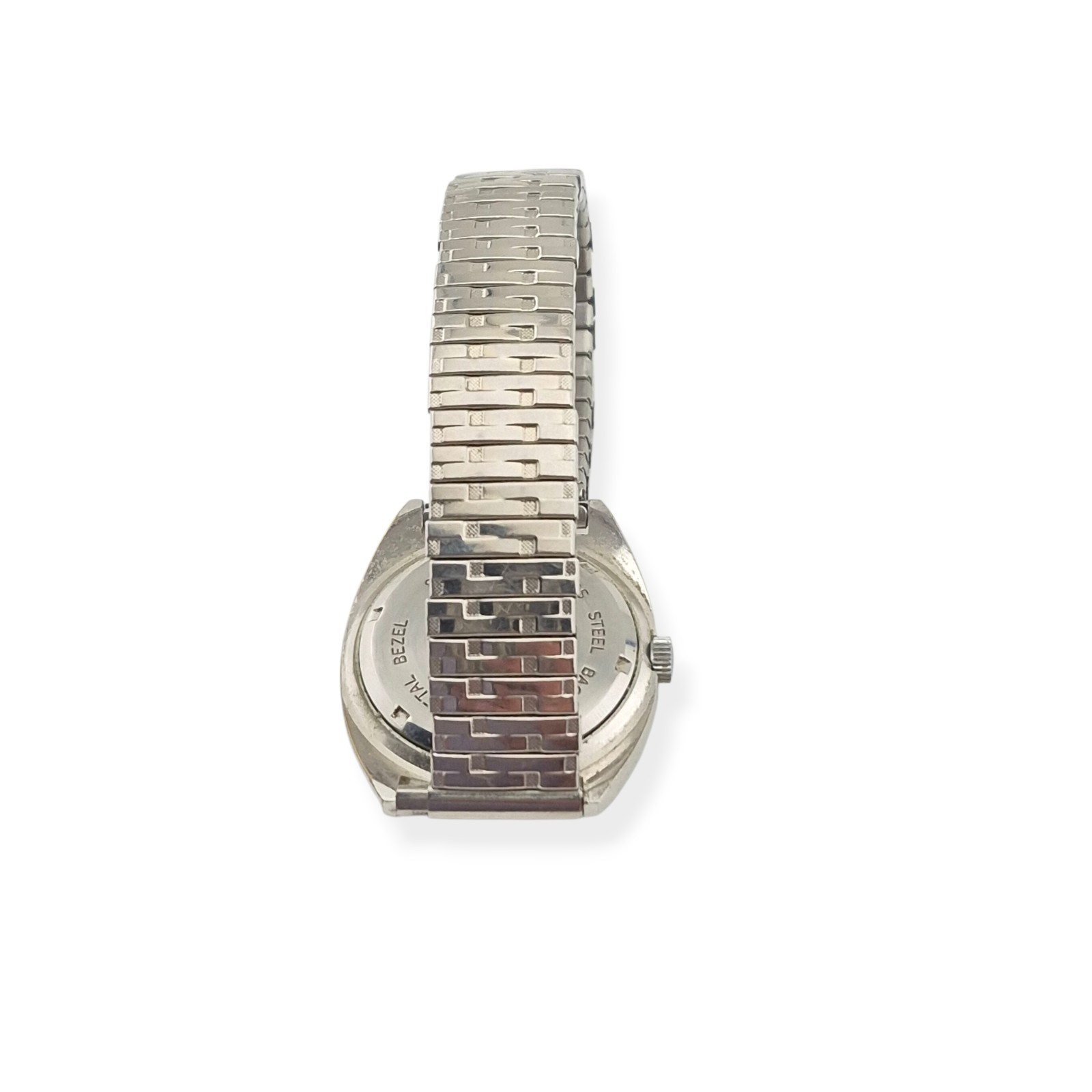 Vintage 1970s Pilex Mystery Dial Watch UT30 FE140 Moving Logo Hand RUNNING
