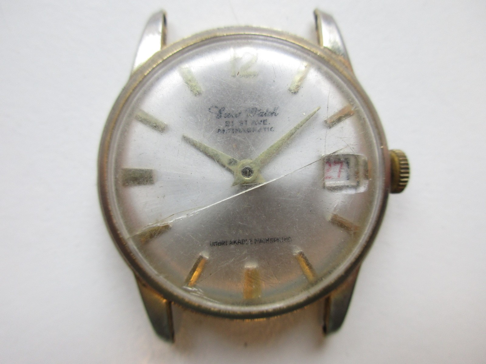 EB Bettlach cal. 8800 vintage 1960’s men’s watch – date at 3 – for parts