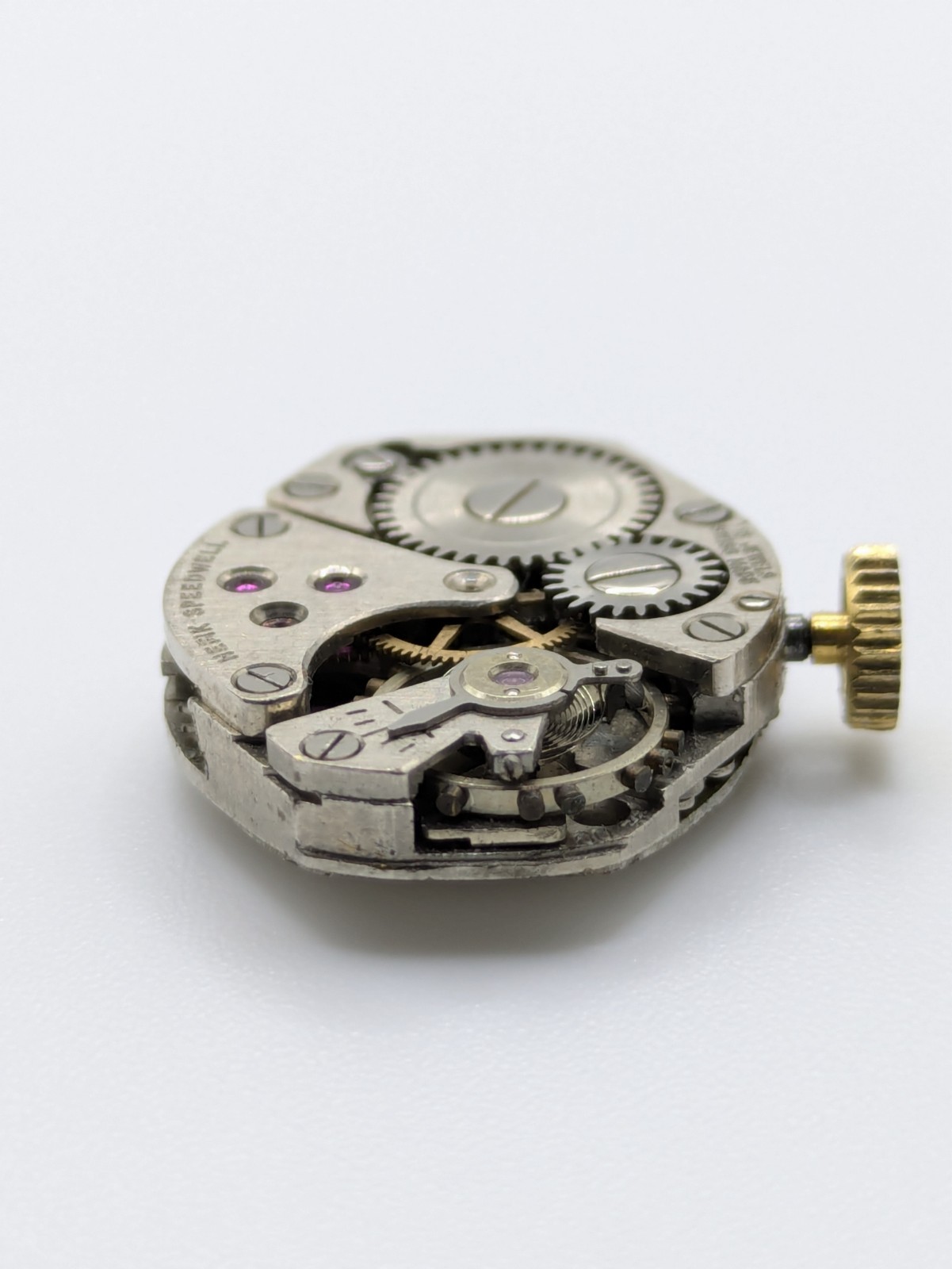FHF 60 HEFIK Speedwell Manual Wind Watch Movement Swiss Made 15 Jewels Untested