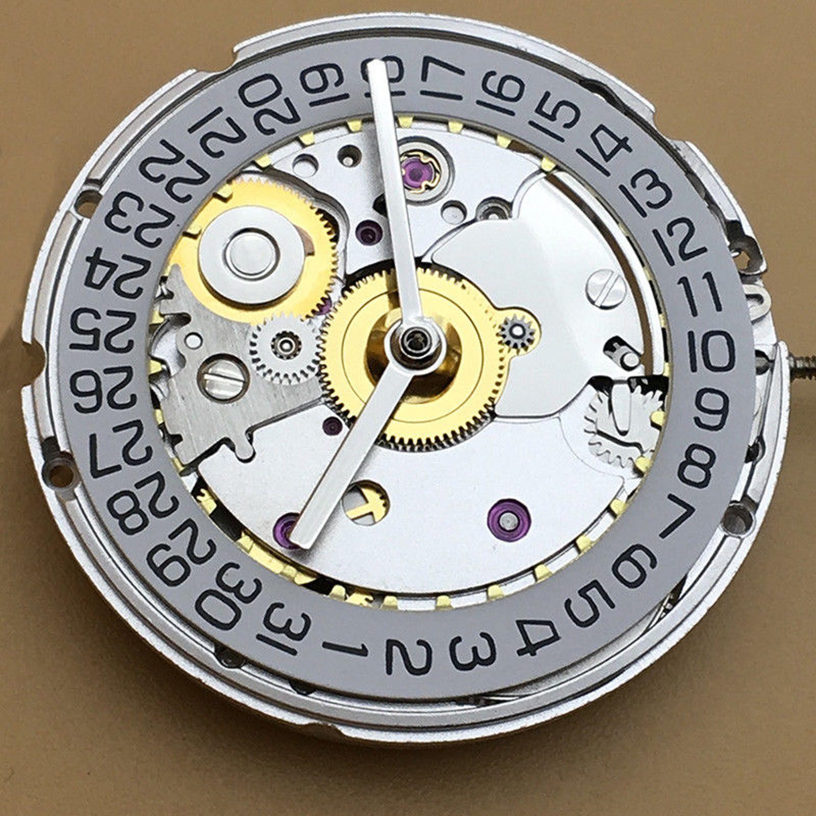 White Retro Clone 25 Jewels Automatic Watch Movement For ETA 2824 2824-2 E