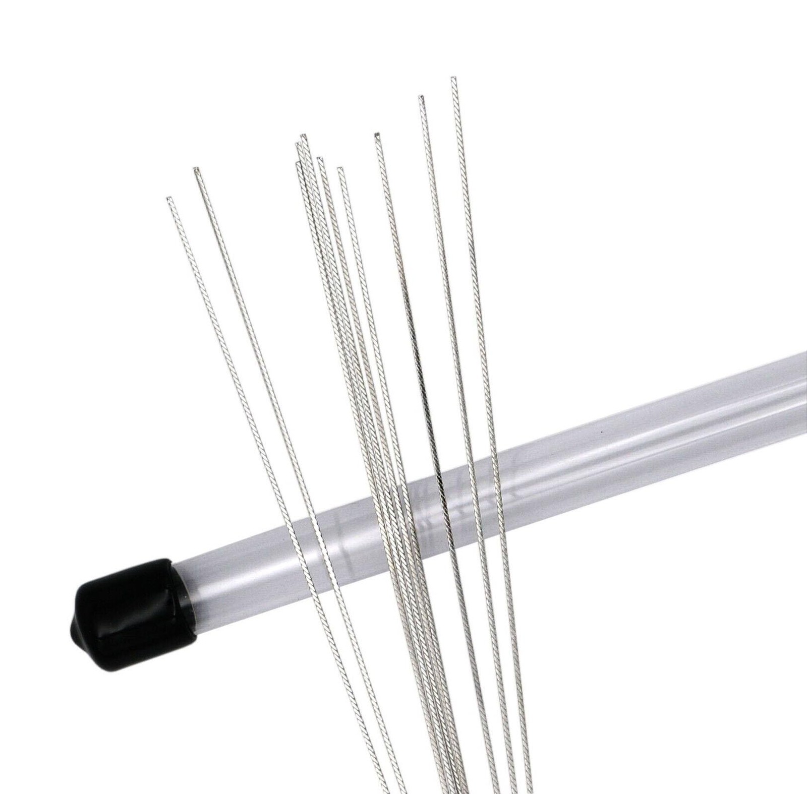 10Pcs Lingual Retainer Wire Stainless Steel, Flat Straight Twist Wires, 010-032