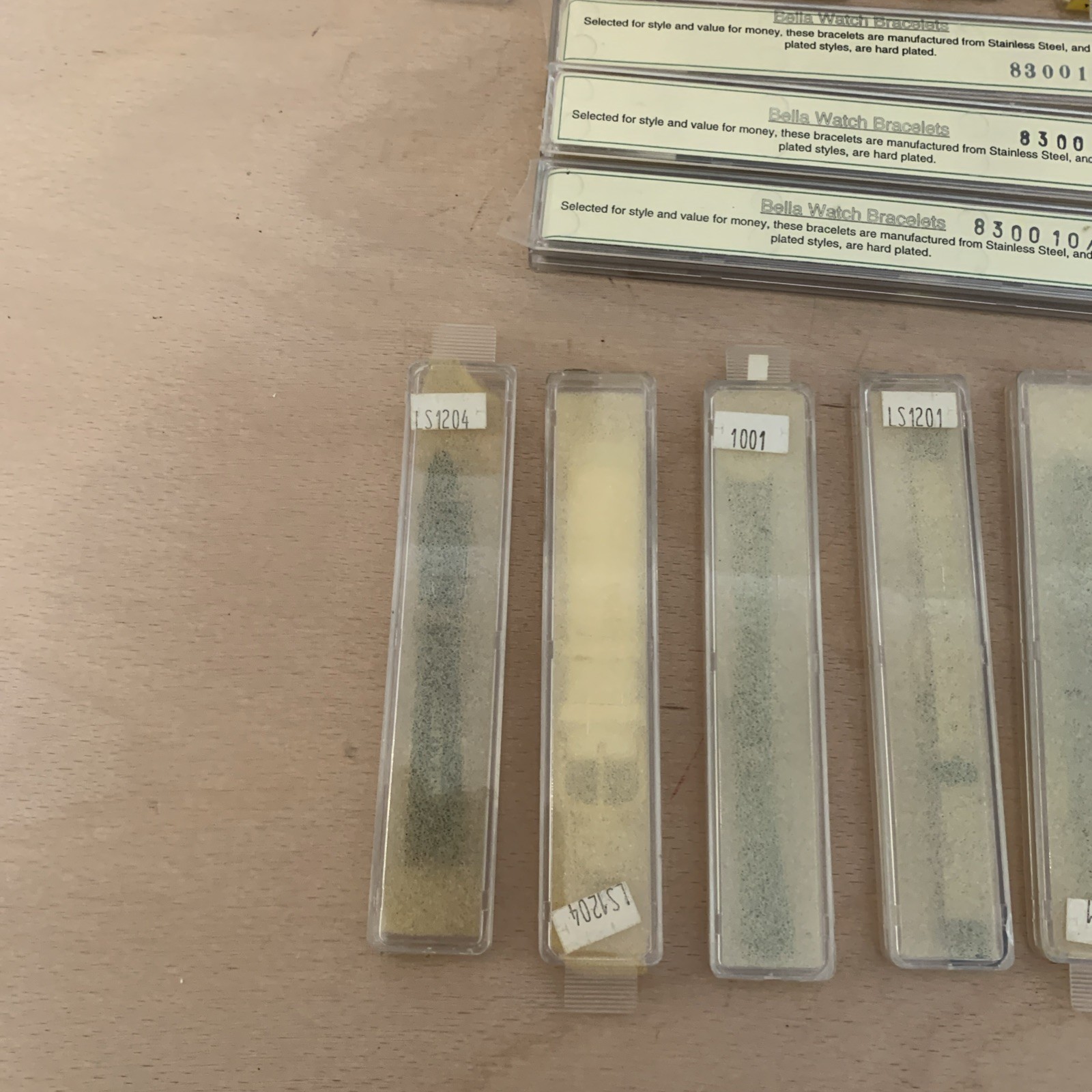 Darlena X 15 Vintage Watch Straps New Old Stock Leather & 3 Hard Plated Gold