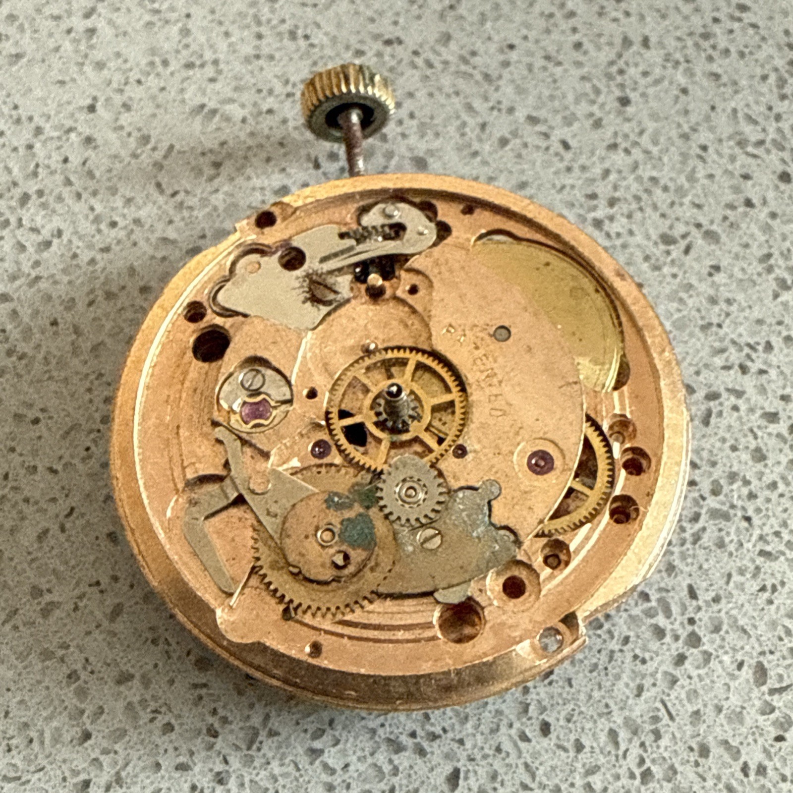 Vintage Swiss 25 Jewel Automatic Watch Movement 26mm Spares Repair