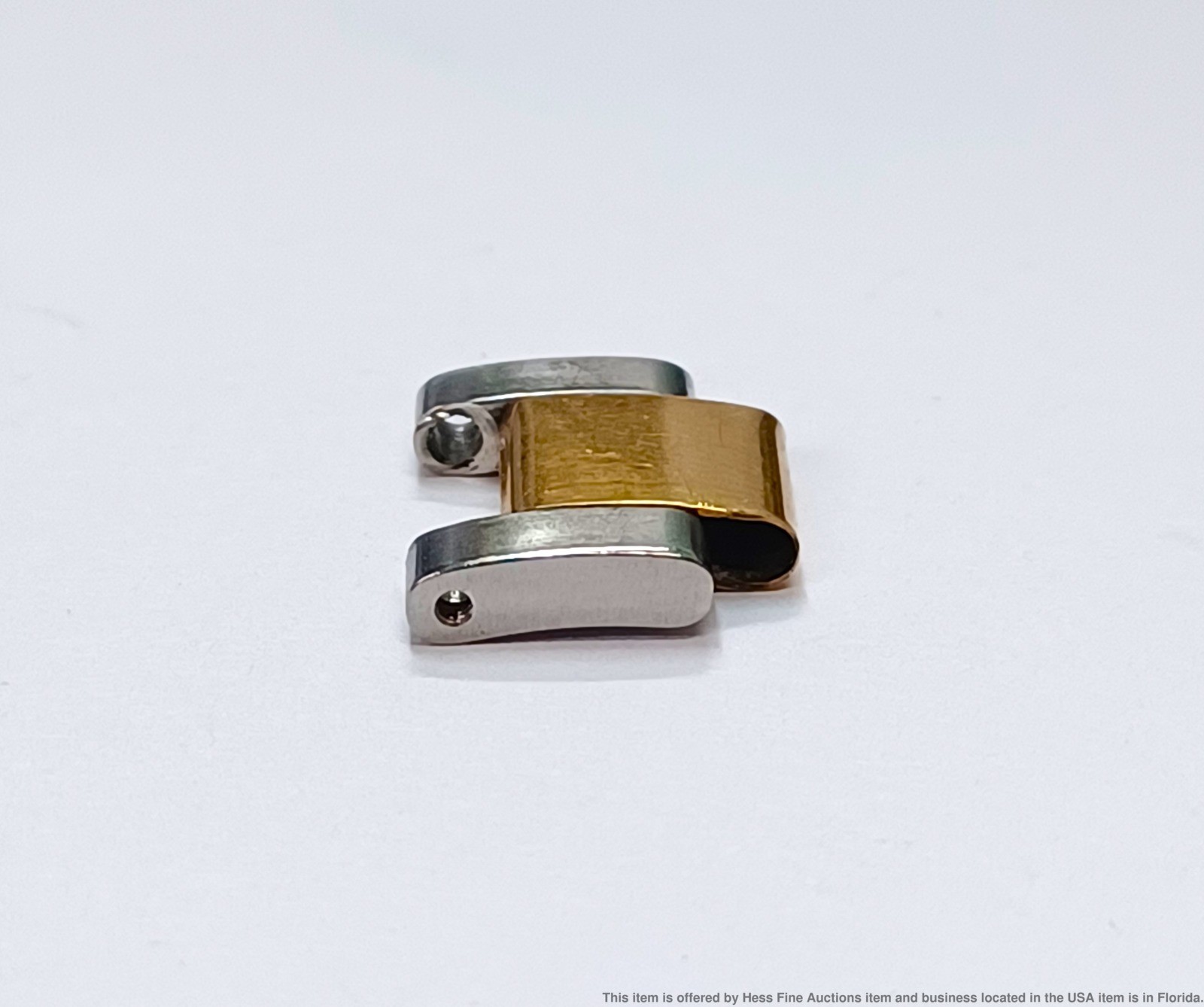 16613 Rolex Oyster Link 18k Gold Stainless Steel No Screw 93153