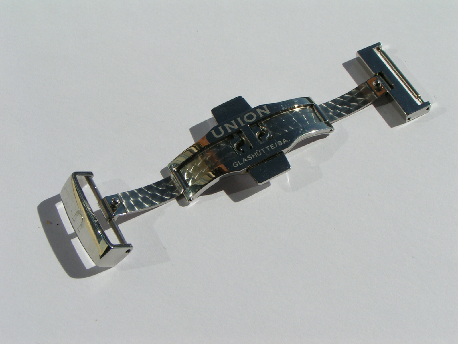 UNION GLASHÜTTE SA Stainless Steel 20mm Deployment Deployant Clasp Buckle I261
