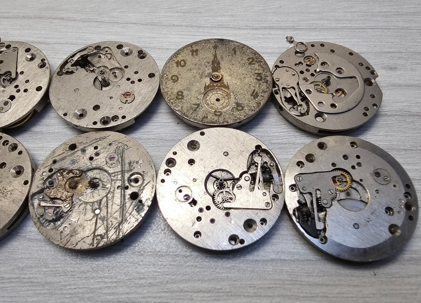 Vintage Soviet Movement Zim Raketa Pobeda USSR Watch Mechanisms for parts