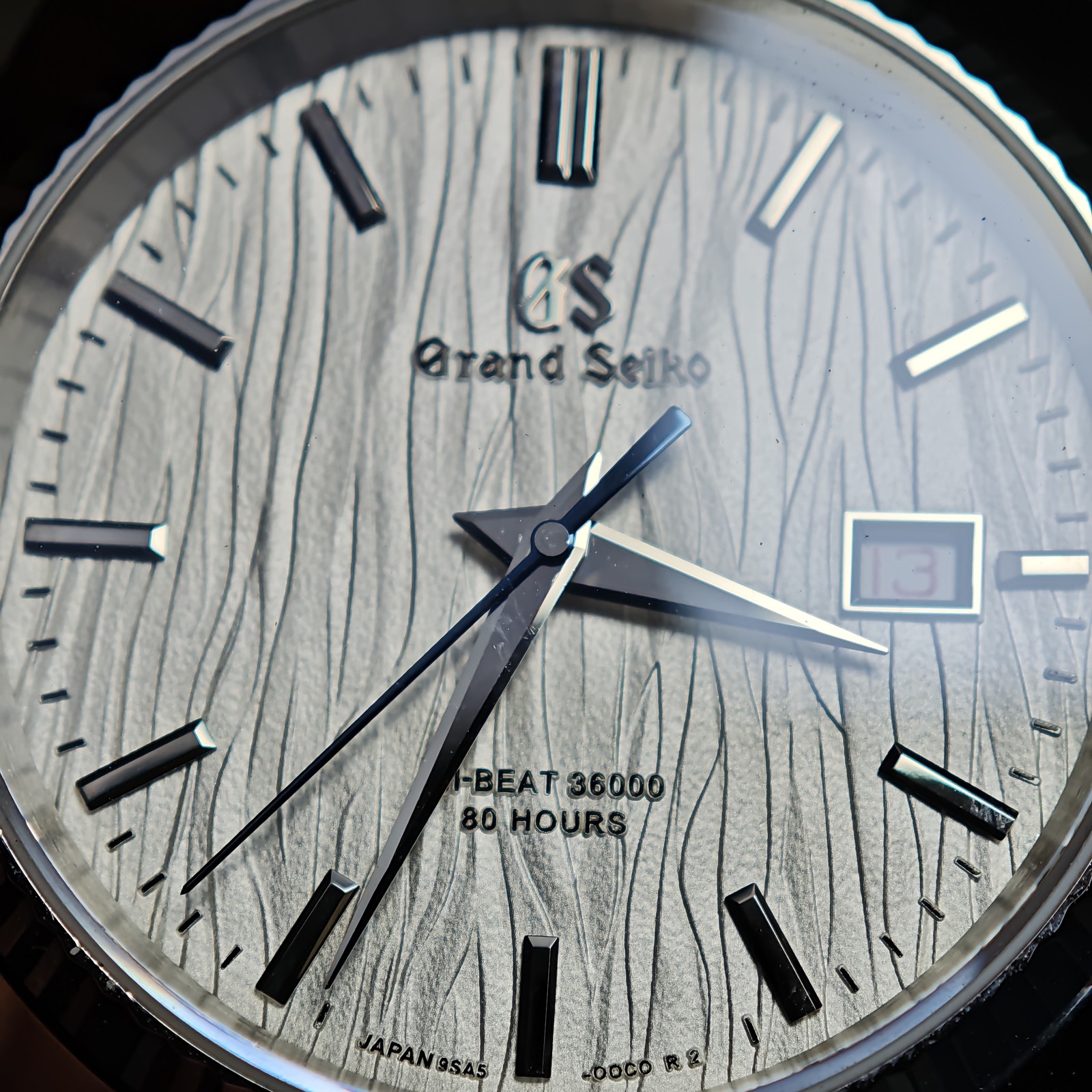 32.3mm Birch Forest Pattern Watch Dial Date No Lume for Nh35 ETA2824 Movement