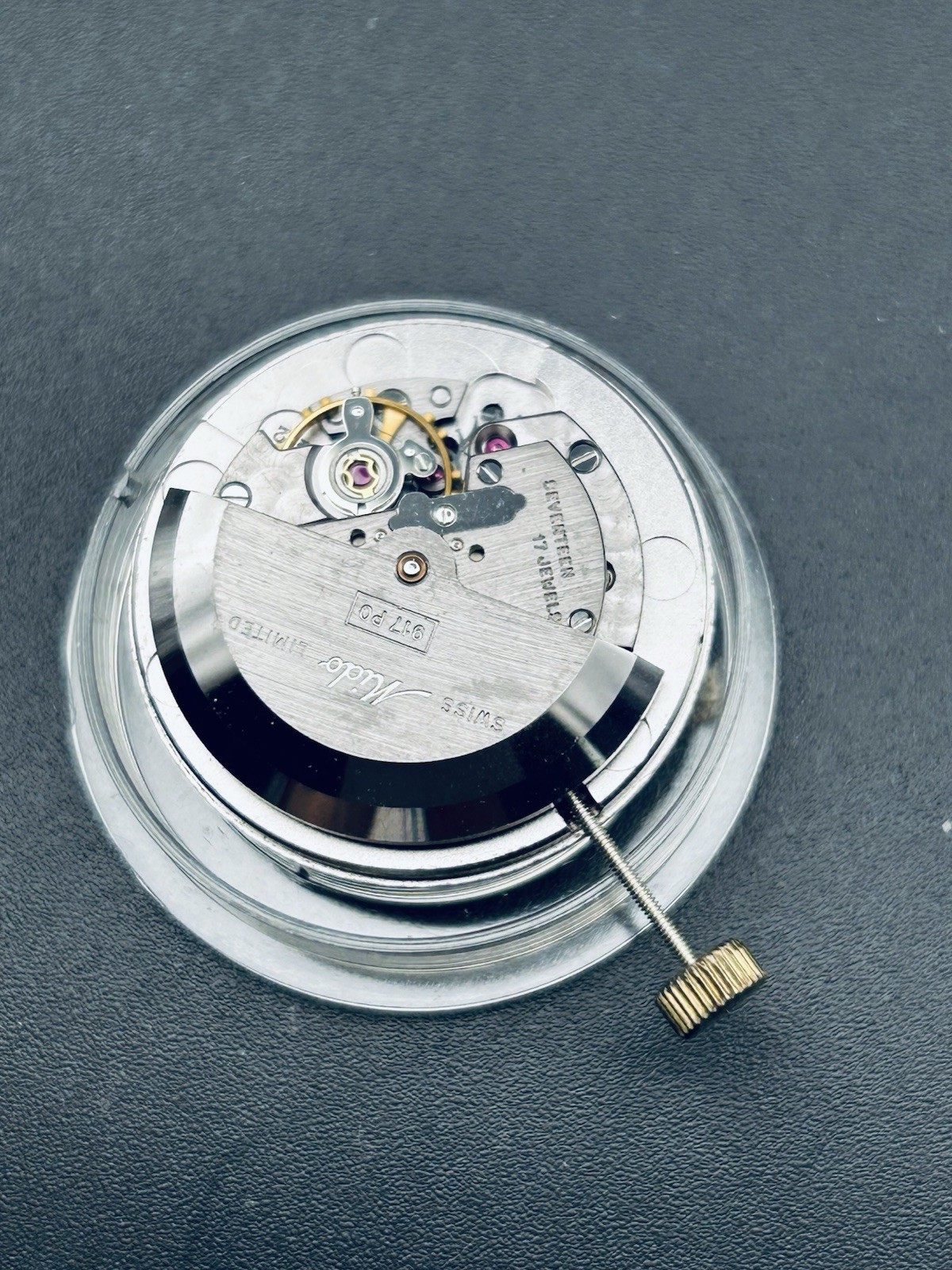 Genuine MIDO 0917 PC Movement new old STOCK WORKING – SOLD AS FOR PARTS (W6)