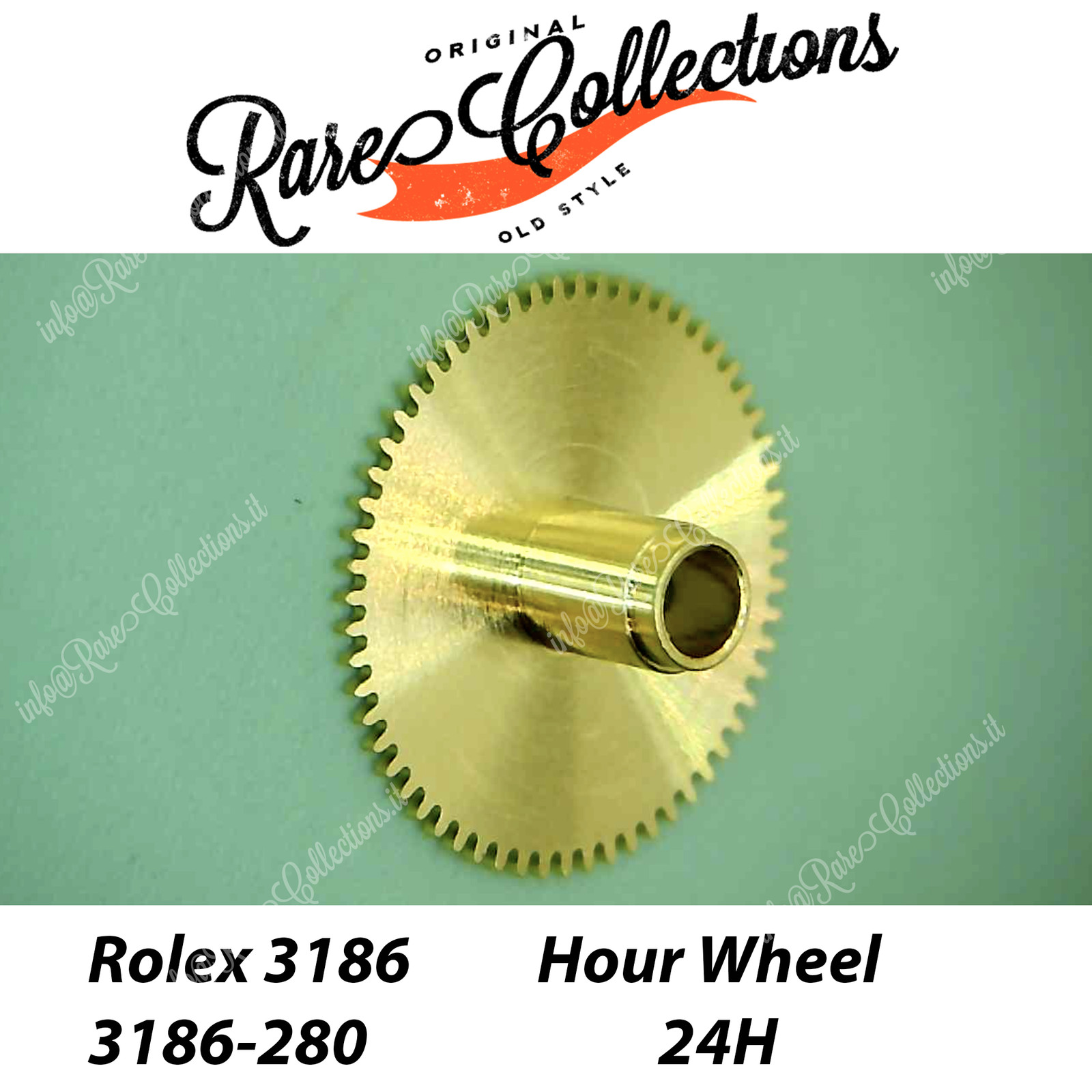 NEW New Rolex 3186-280 Hour Wheel GMT 24H Replacement Hours Wheel