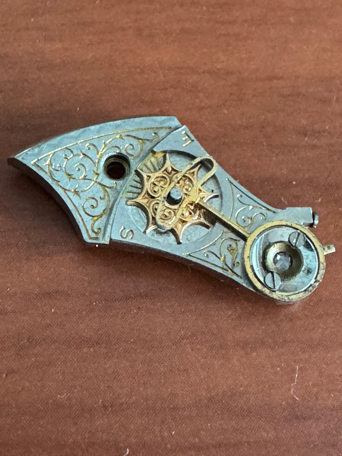VINTAGE COMPLETE BALANCE BRIDGE FOR 18 SIZE WALTHAM VANGUARD 1892 21 JEWEL!