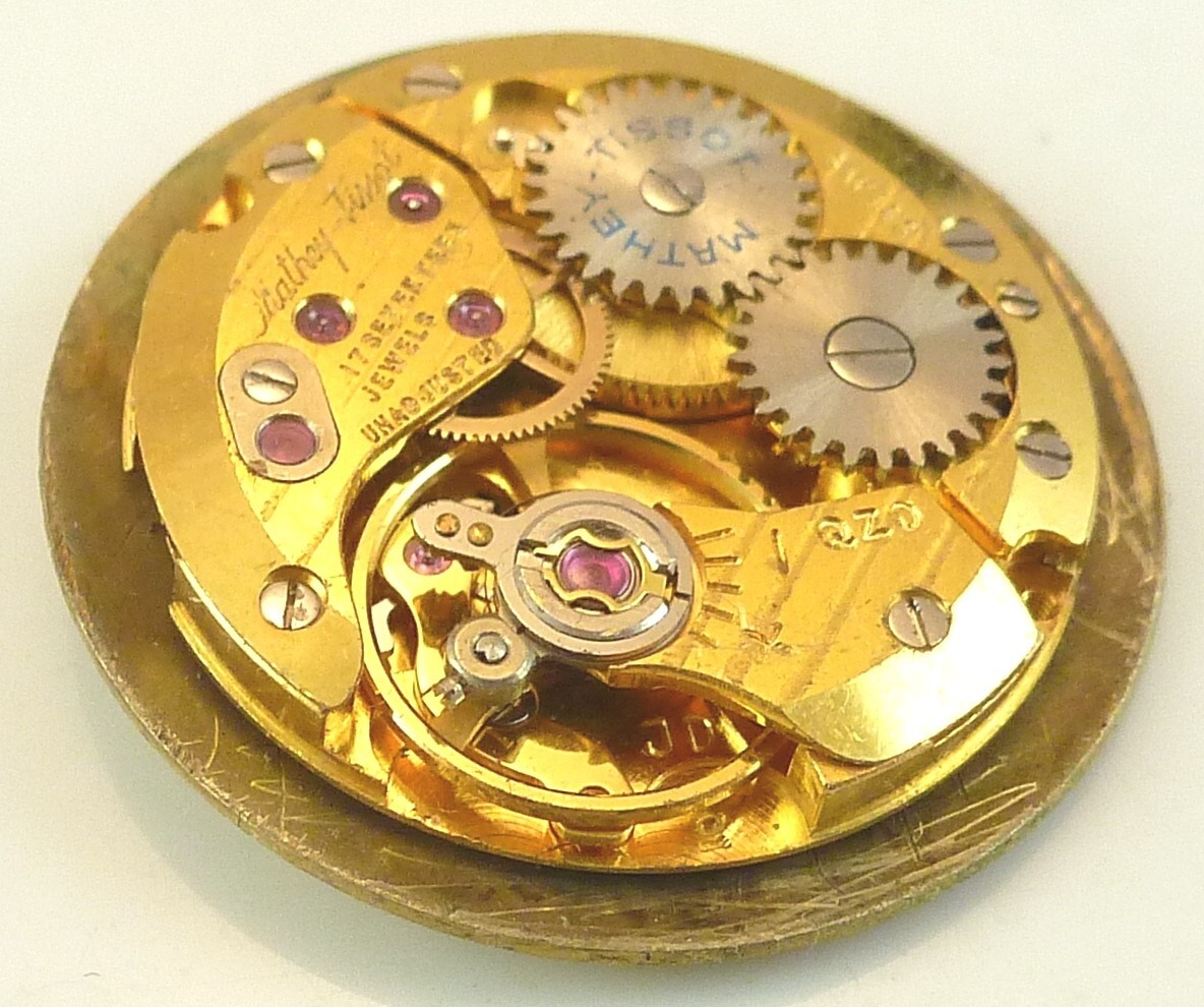 Mathey Tissot 17mm QZO Wrist Watch Movement – Good Balance – Parts / Repair