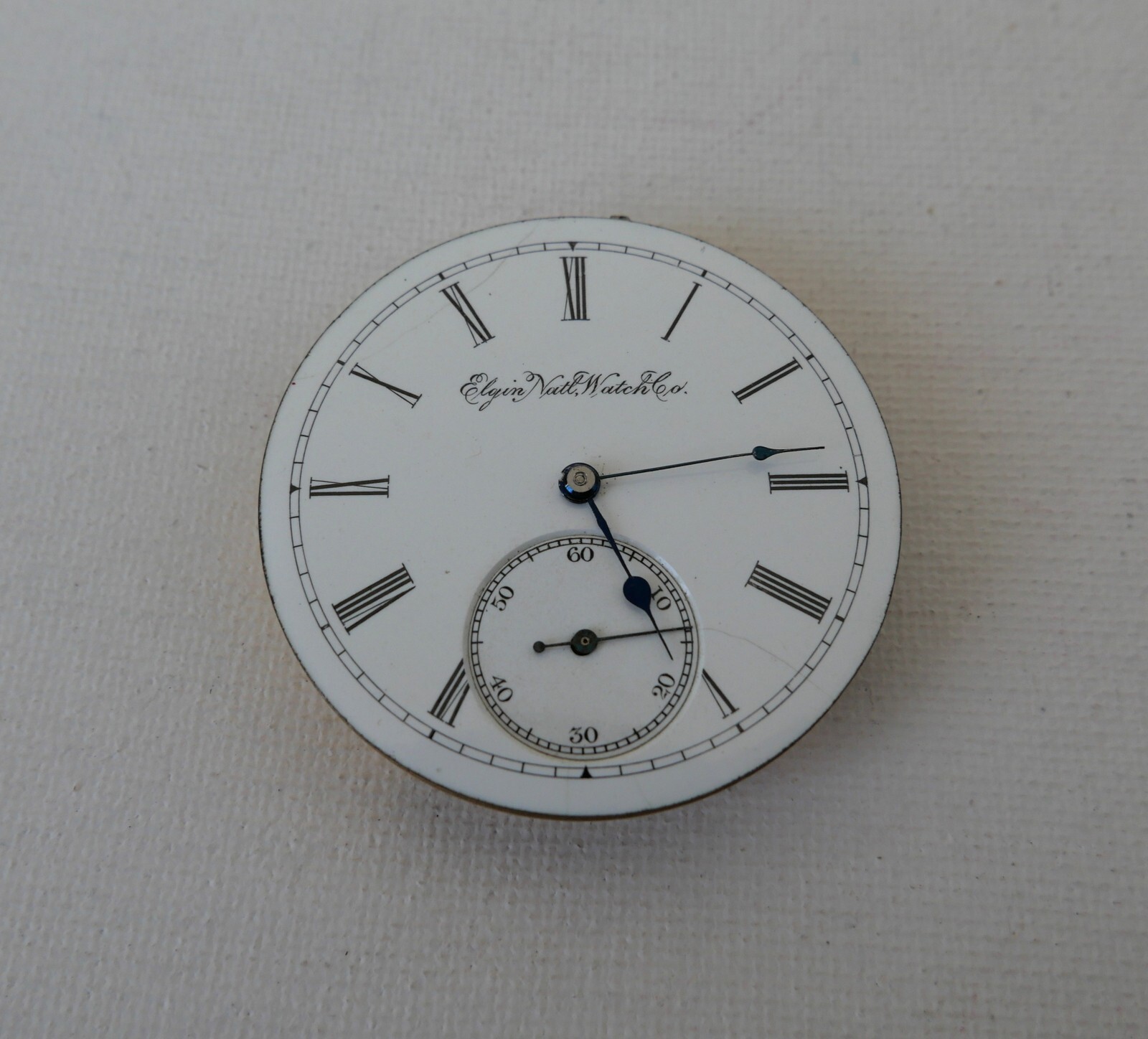 1895 Antique Elgin National Watch Co. 16S 7Jewels Pocket Watch Movement Running