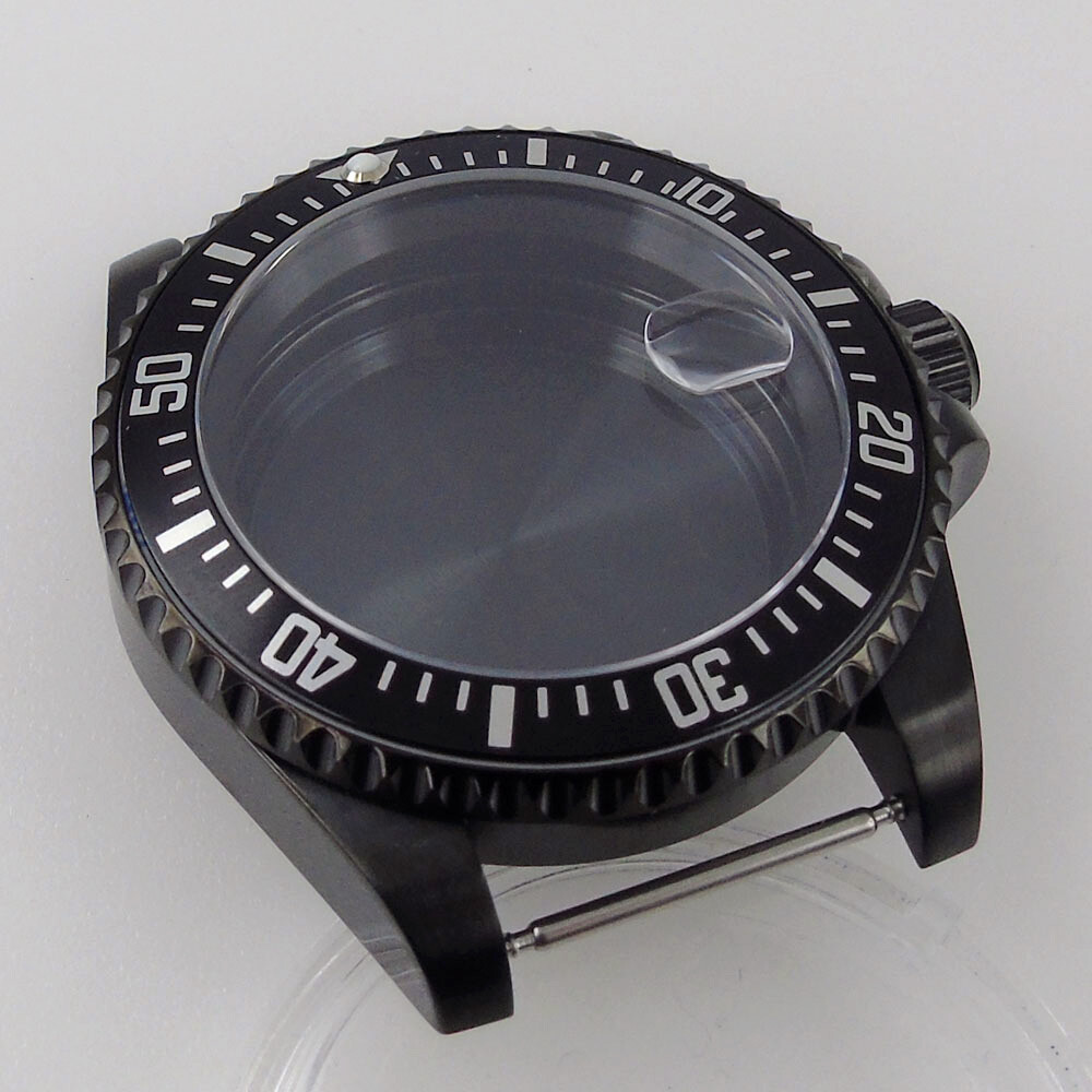 40mm Sapphire Crystal Watch Case Fit NH35 Miyota8215 ETA2824 2836 DG2813 PT5000