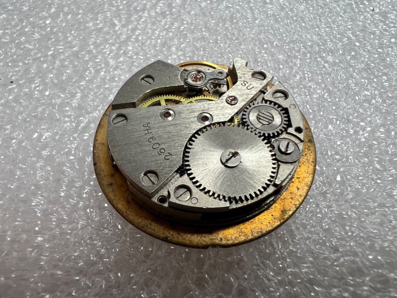 Watch movement USSR Raketa Cal.2609.НА plus Dial.For parts.