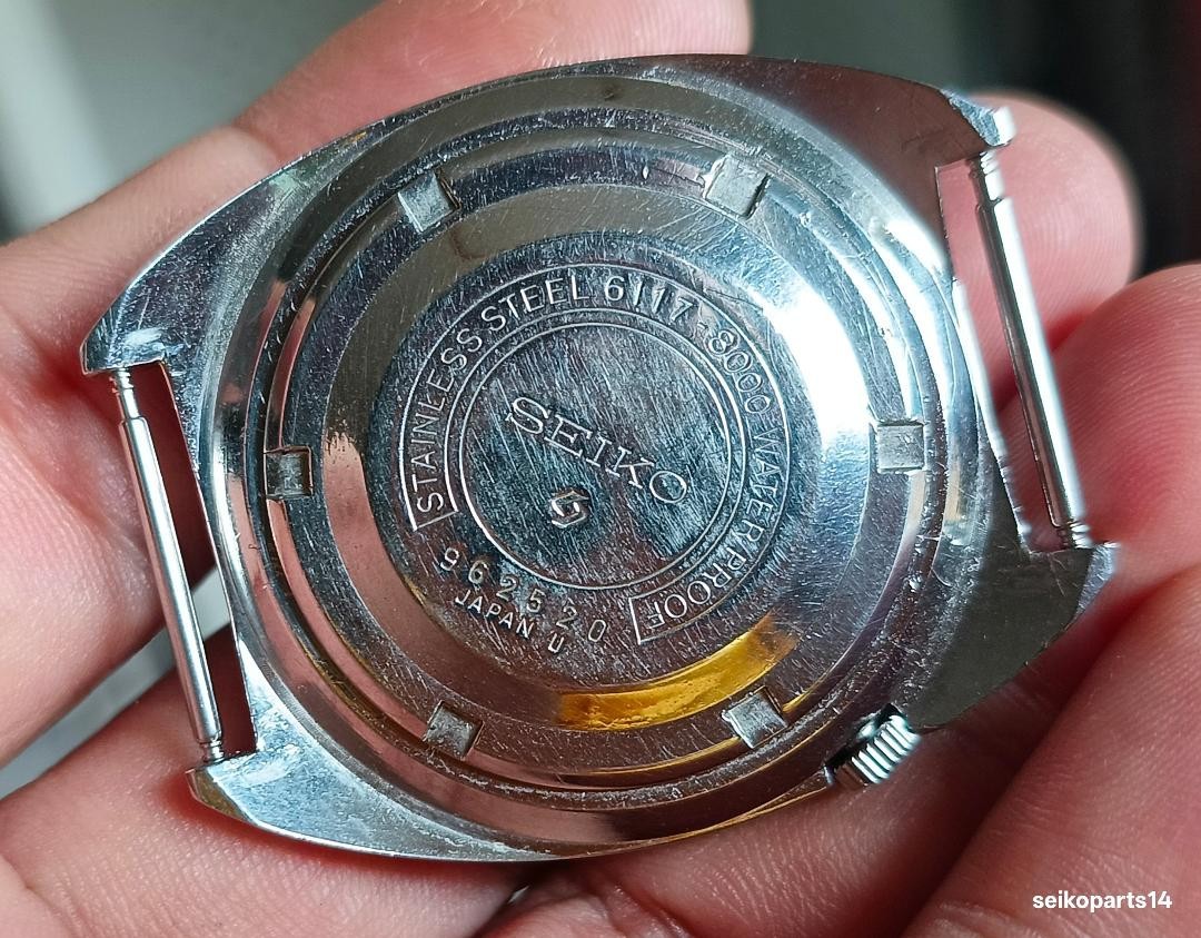 SEIKO NAVIGATOR TIMER 6117-8000 YEAR 1969 JUN -/+5 SPD ACCURACY RARE SILVER DIAL