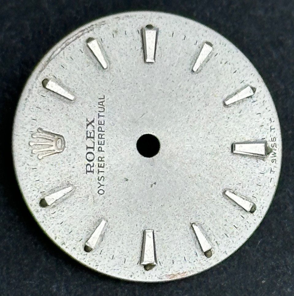 Vintage Rolex Ladies Oyster Perpetual Watch Dial For 24mm Case No Date