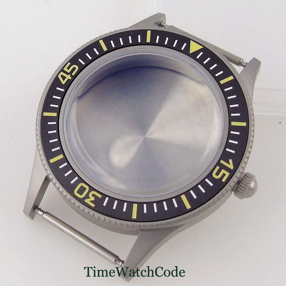 40mm Watch Case AR Domed Mineral Glass for NH35 NH36 ETA2824 PT5000 Super Lume