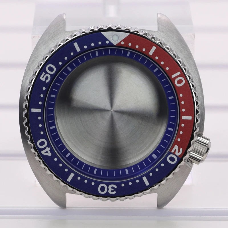 45mm Men’s Watch Case With Chapter Ring For Mod Abalone NH35 NH36 NH34/38 4R36