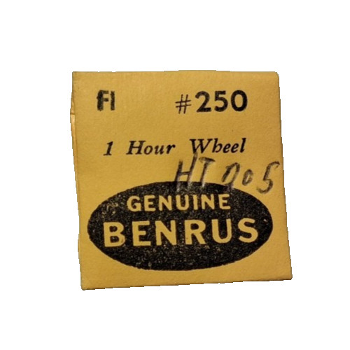 BENRUS F1 FL FY Hour Wheel HT 1.25 watch part #250/1153 ***SEE FIT LIST