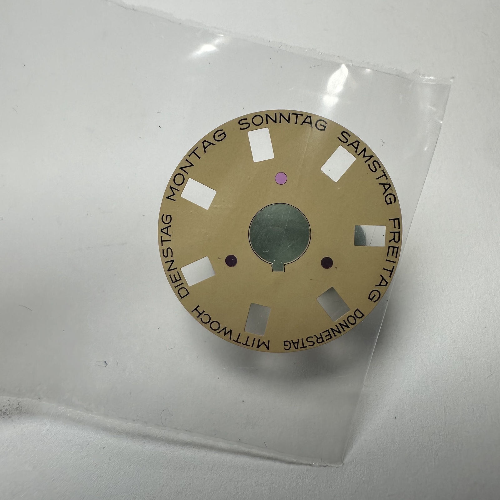 Rolex NOS Day disc German DayDate 18038 18039 19018 Champagne 3055 5055