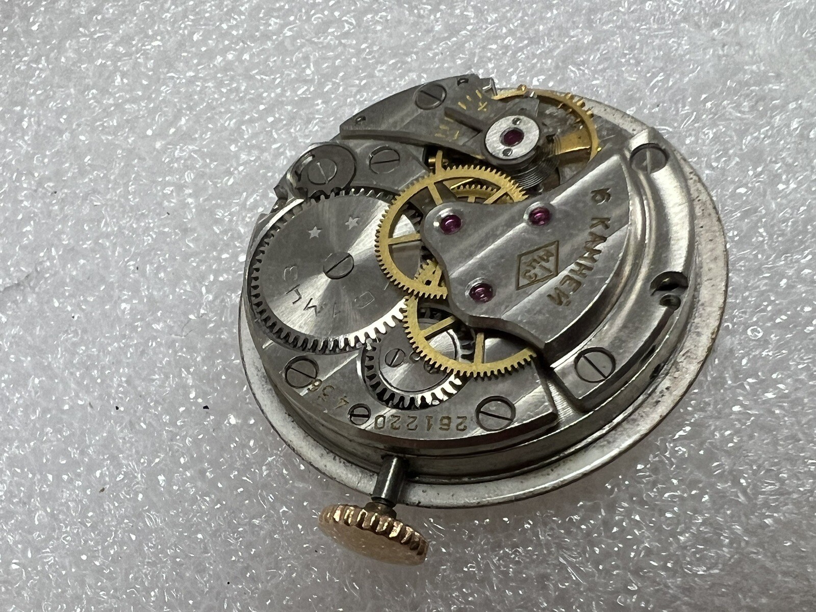 Watch movement USSR Moskva From Gold Watches 1MCHZ. FOR PARTS