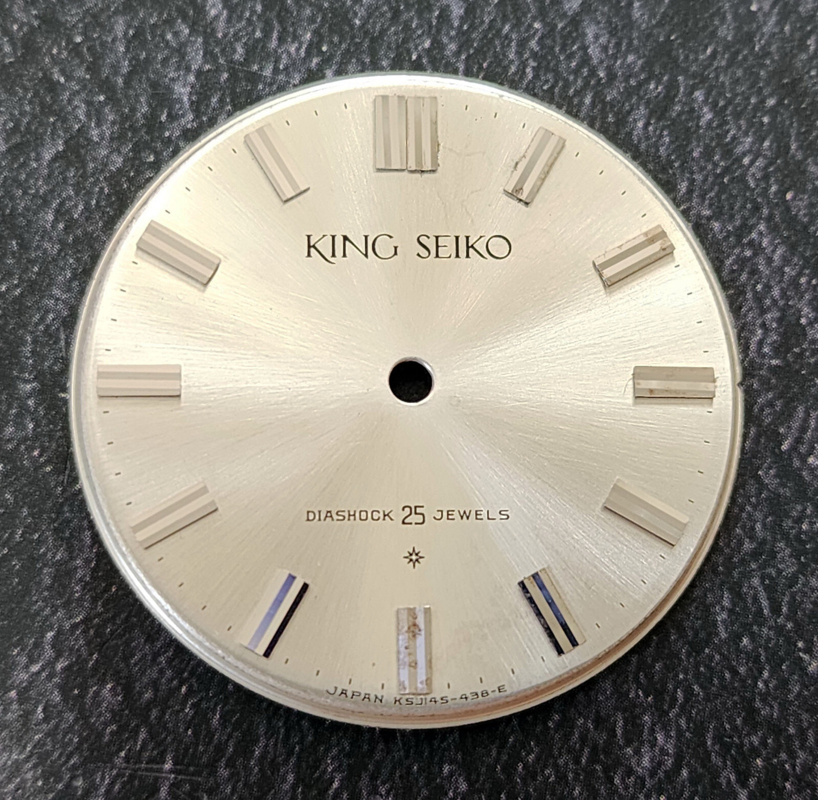 NOS DIAL KING SEIKO 1ST DIASHOCK JAPAN KS J145-438-E Manually Wind MEN’S 1