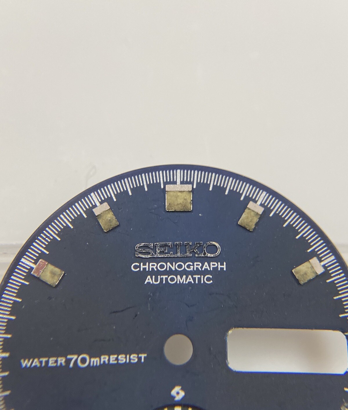 Original Seiko Pogue 6139-6030T Navy Blue 27.5mm Dial