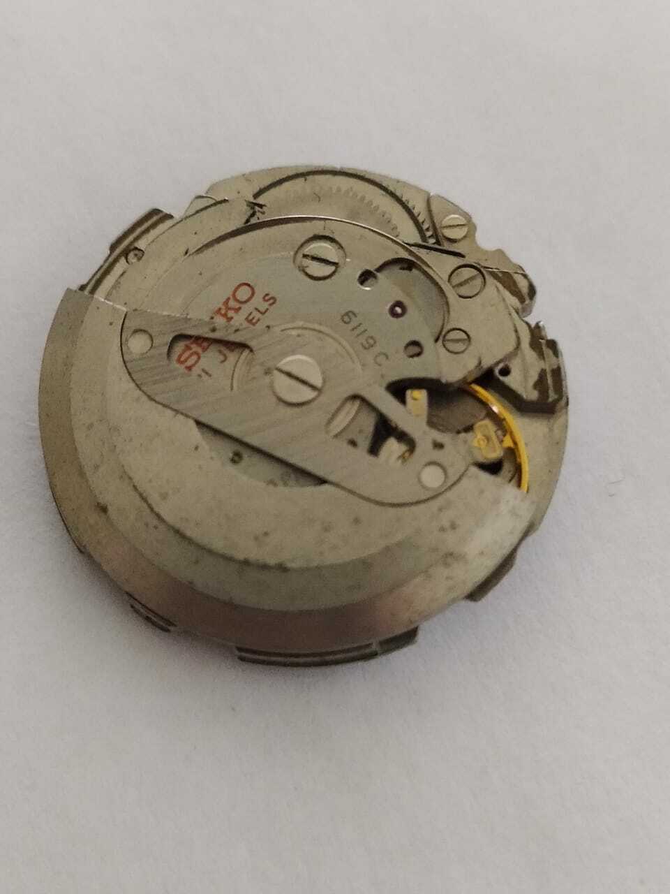 SEIKO 6119C 21J MOVEMENT NOT WORK FOR PARTS USED