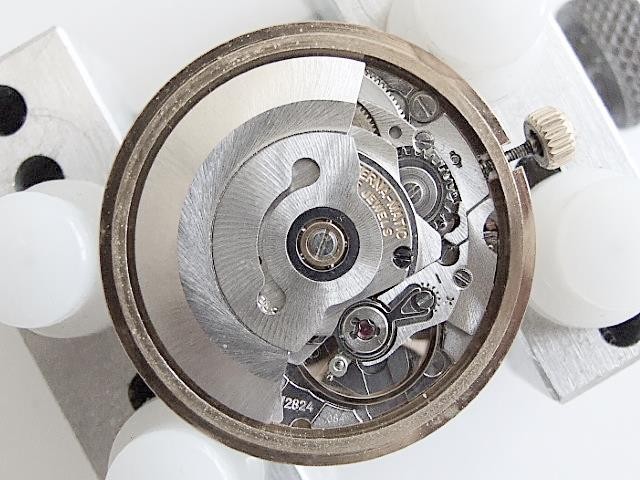 Eterna-Matic cal. 12824 25 jewel automatic watch movement. Working