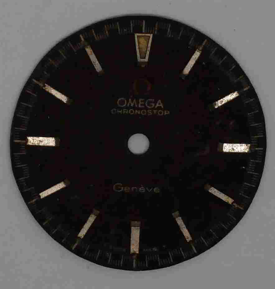 Vintage OMEGA CHRONOSTOP Black Dial. For Parts