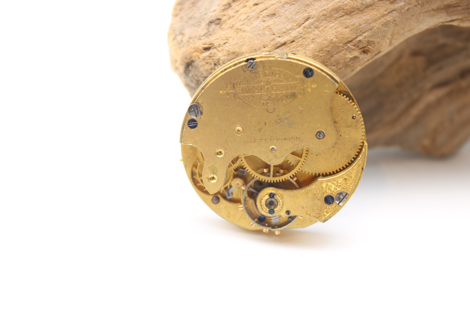 1891 WALTHAM POCKET WATCH MOVEMENT 5118917 GRADE: M 0s 7j (F4B3)