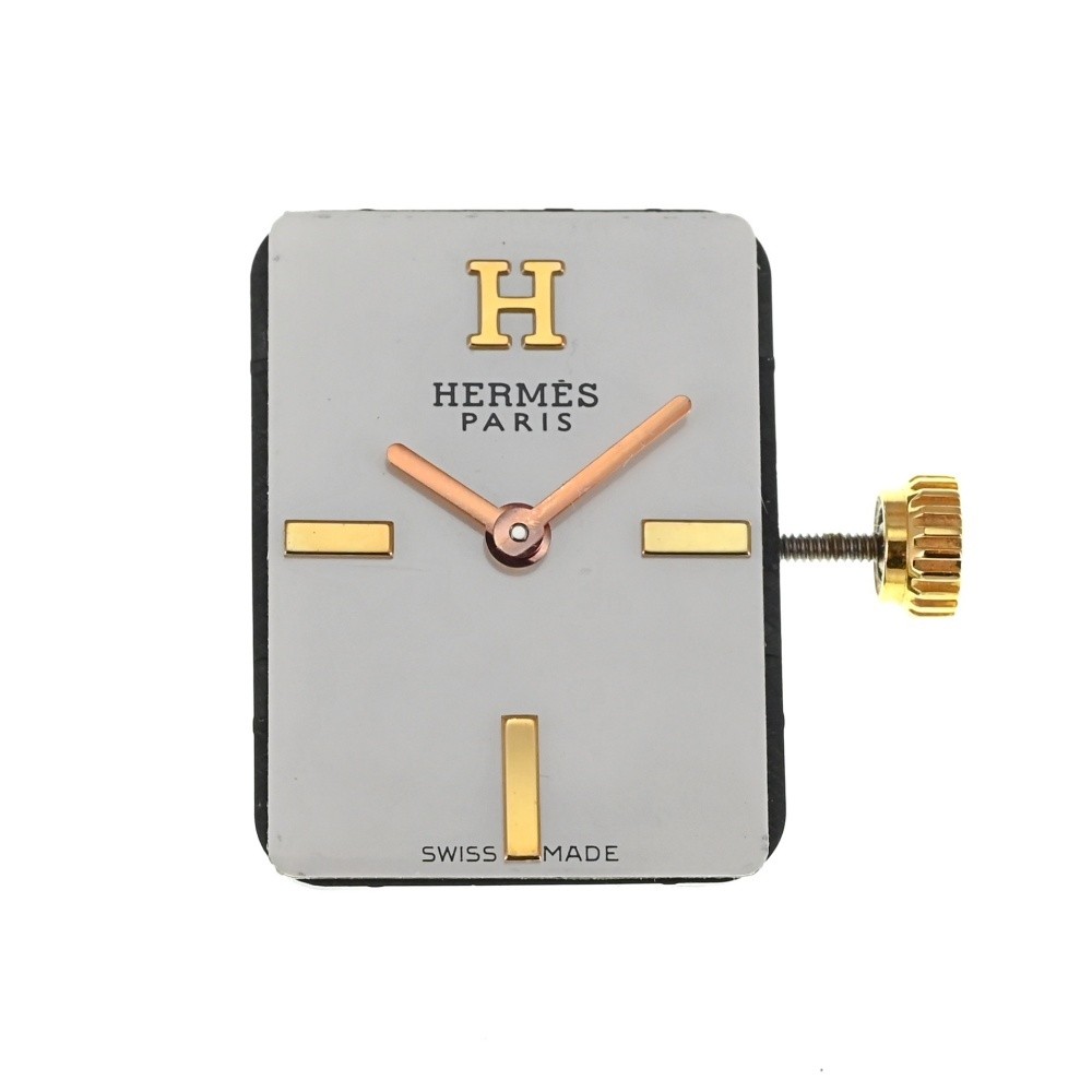 HERMES Genuine Movement Cal.976.001 Quartz Wrist Watch Parts Junk Used