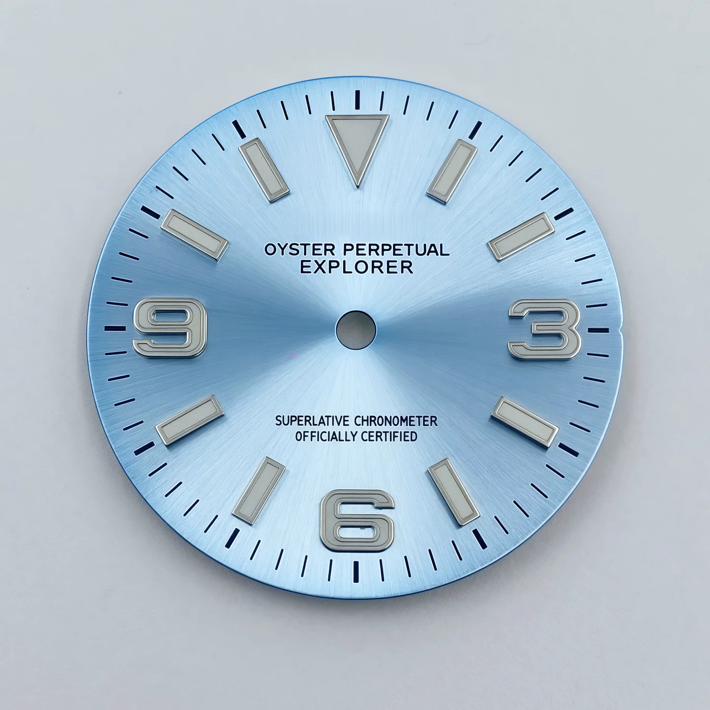 28.5mm Sun patterns Watch Dial Green Luminous for Nh35 Nh36 4R Movement parts