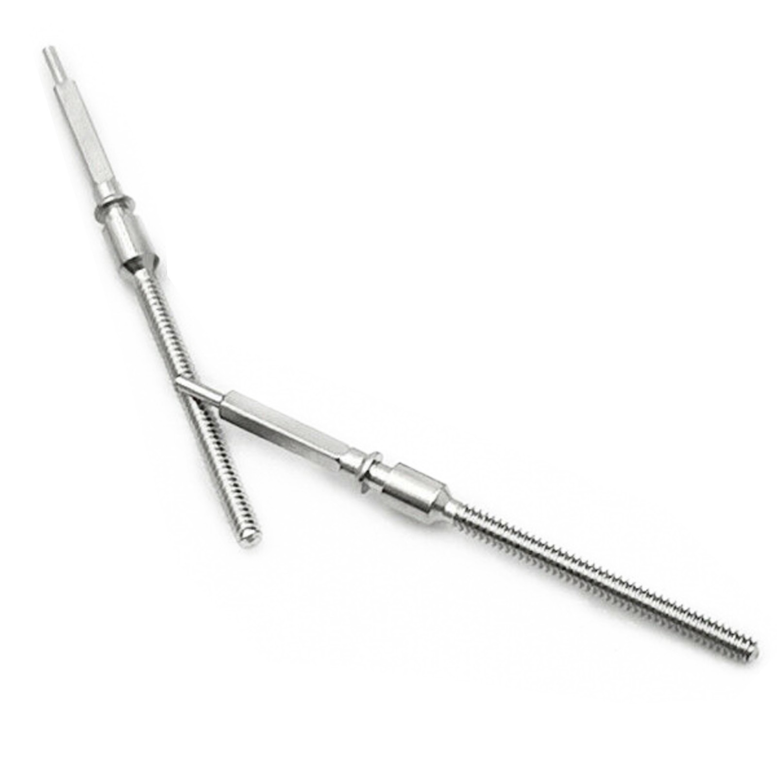 2 Pack Metal Watch 0.9mm Winding Stem Replacement Parts For 7750 7751 Movement