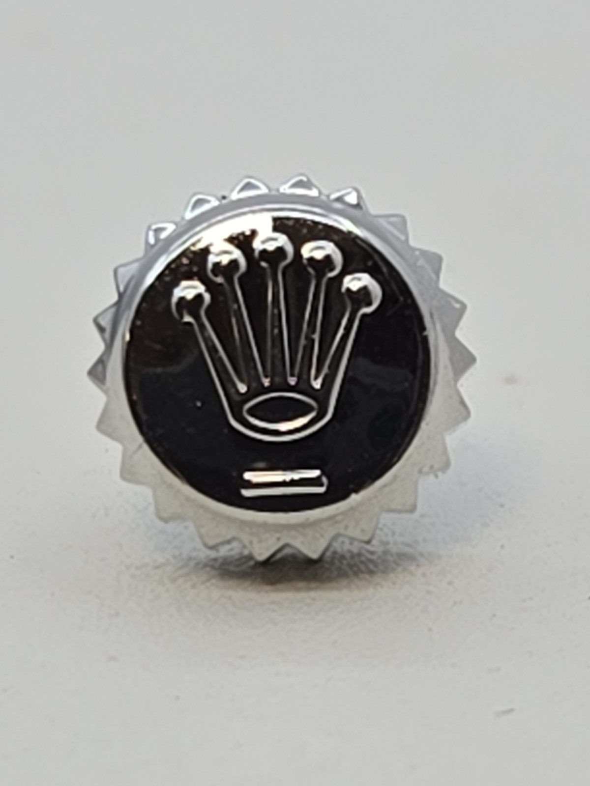 Rolex Crown 6mm , 24 604 0 , Stainless Steel, New Old Stock