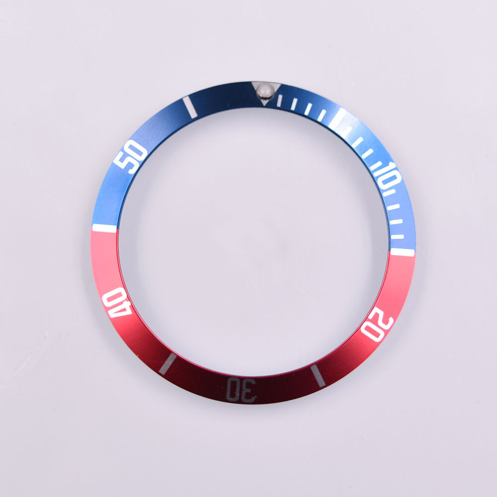 39.5mm Aluminium Diving Watch Bezel Insert Fit for Automatic SUB/GMT Watch