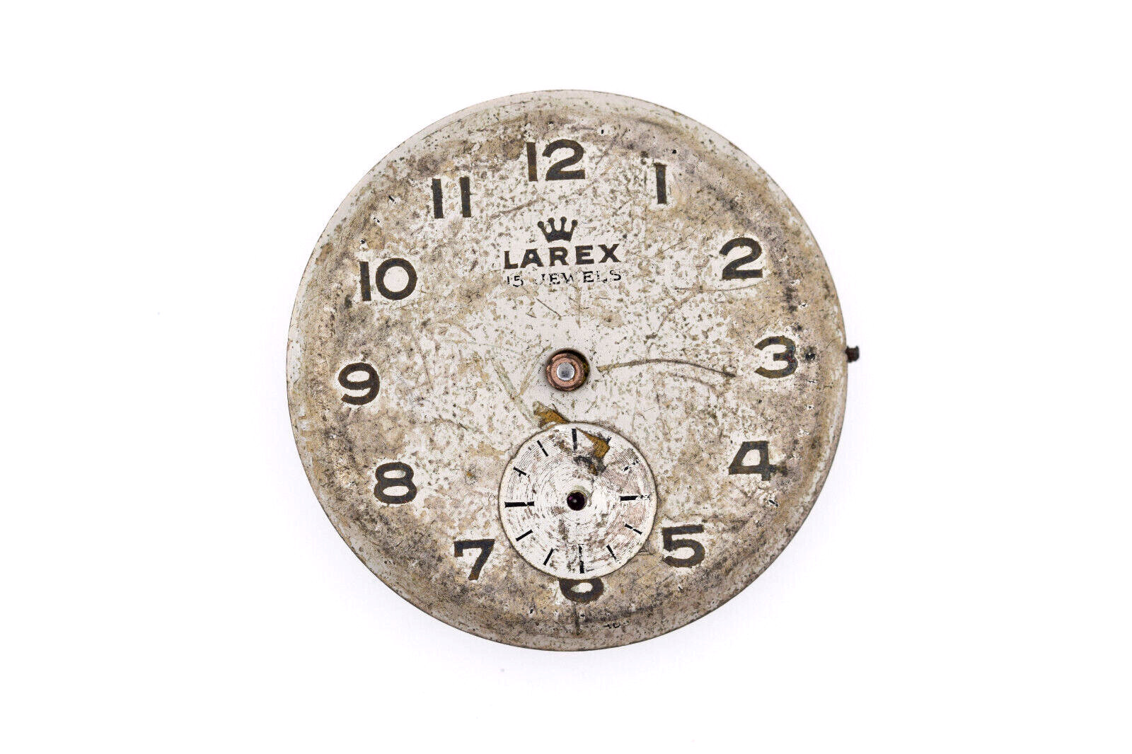 Larex 1077 Vintage Watch Movement NOT Working (3352)