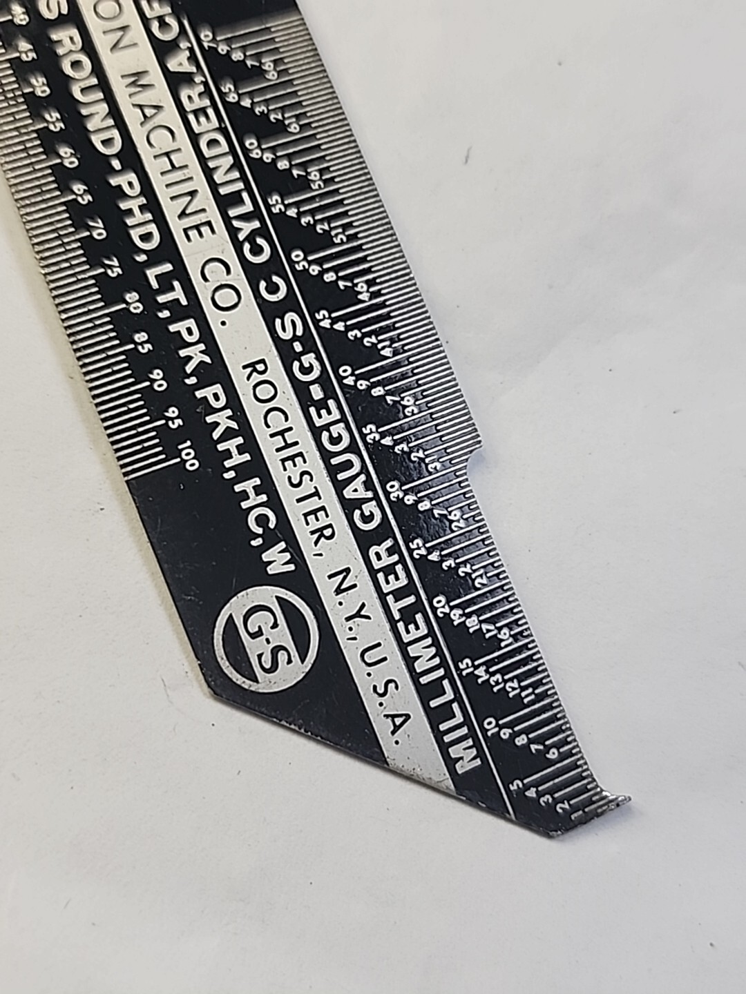 VTG GERMANOW-SIMON WATCH MAKERS GAUGE FOR G-S FLEXO ROUND CRYSTALS