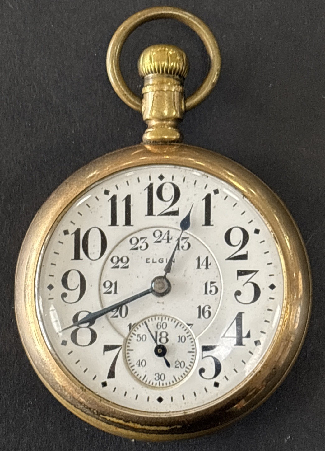 Elgin Watch Co. 21 Jewel Pocket Watch Grade 239 Veritas Model 8 Size 18 Working