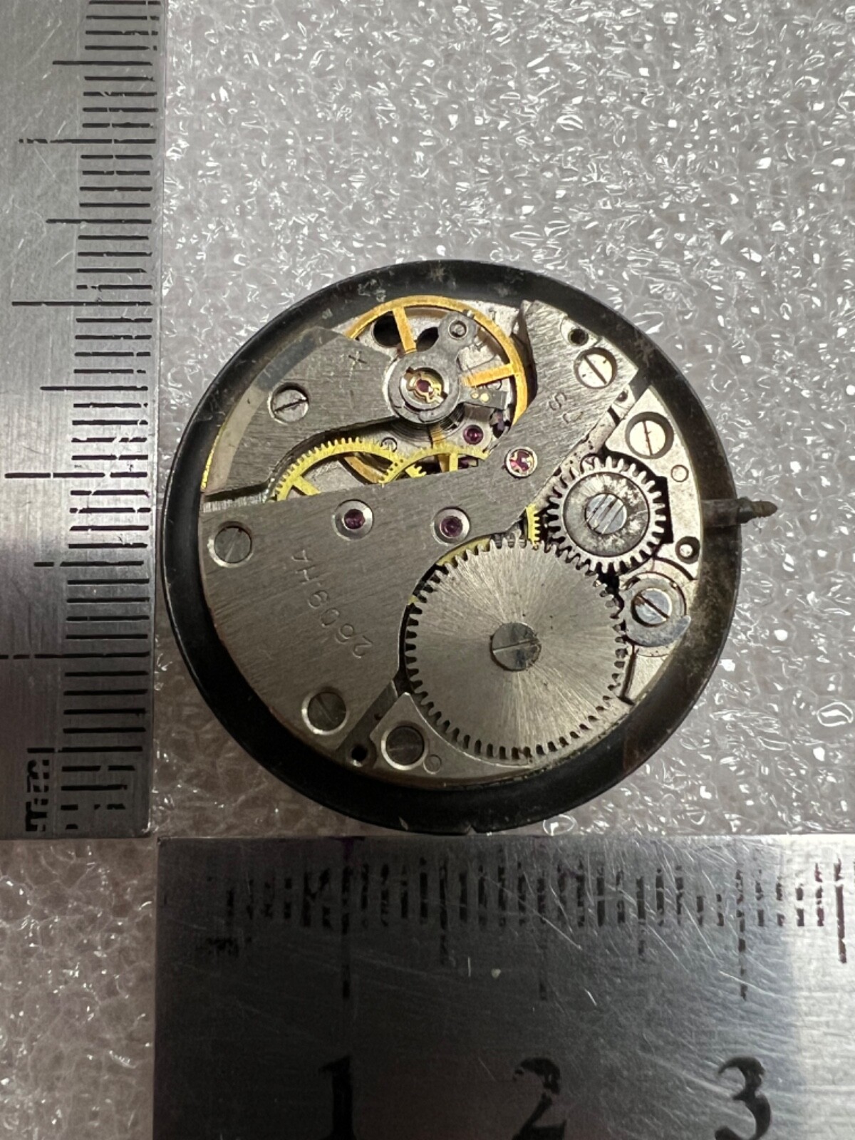 Watch movement USSR Raketa Cal.2609.НА plus Dial.For parts.