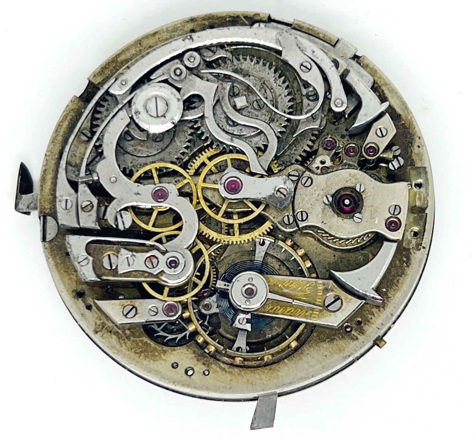 1890’s LeCoultre Minute Repeater Pocket Watch Movement Restore/Parts Lot 2553