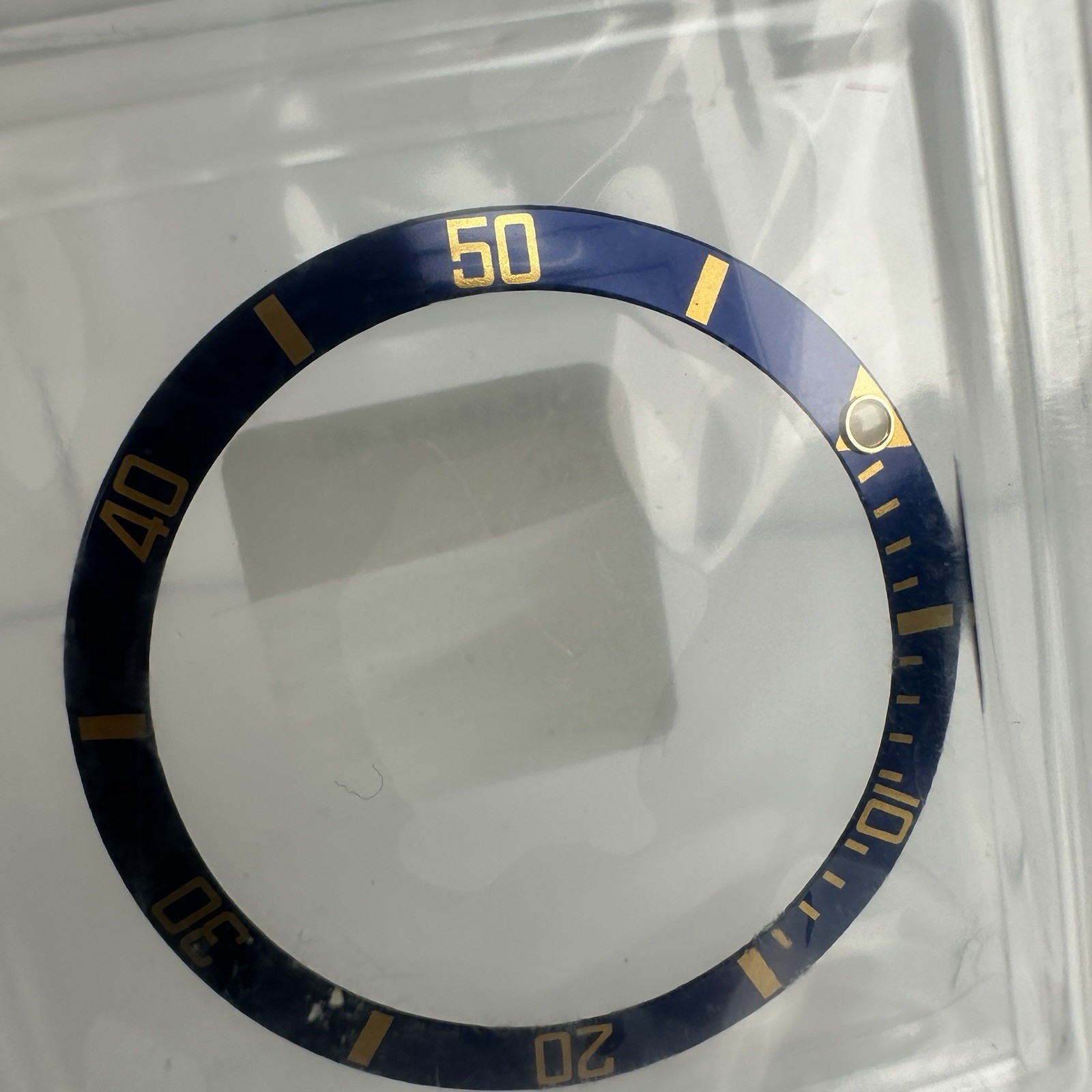 Authentic Rolex Blue Bezel Insert B315 For Submariner 16808-16613-16618 Sealed