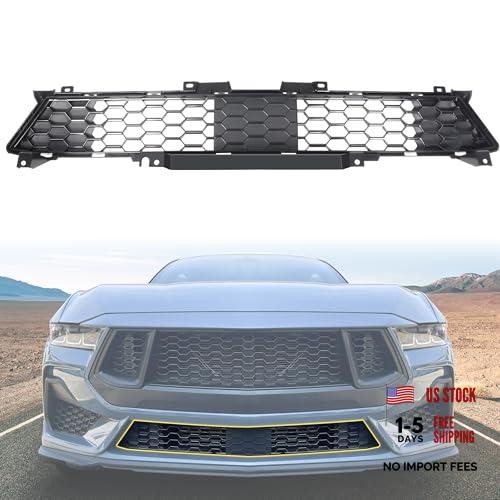 Front Bumper Grille Side Trim Cover Compatible with 2024 2025 Ford Mustang