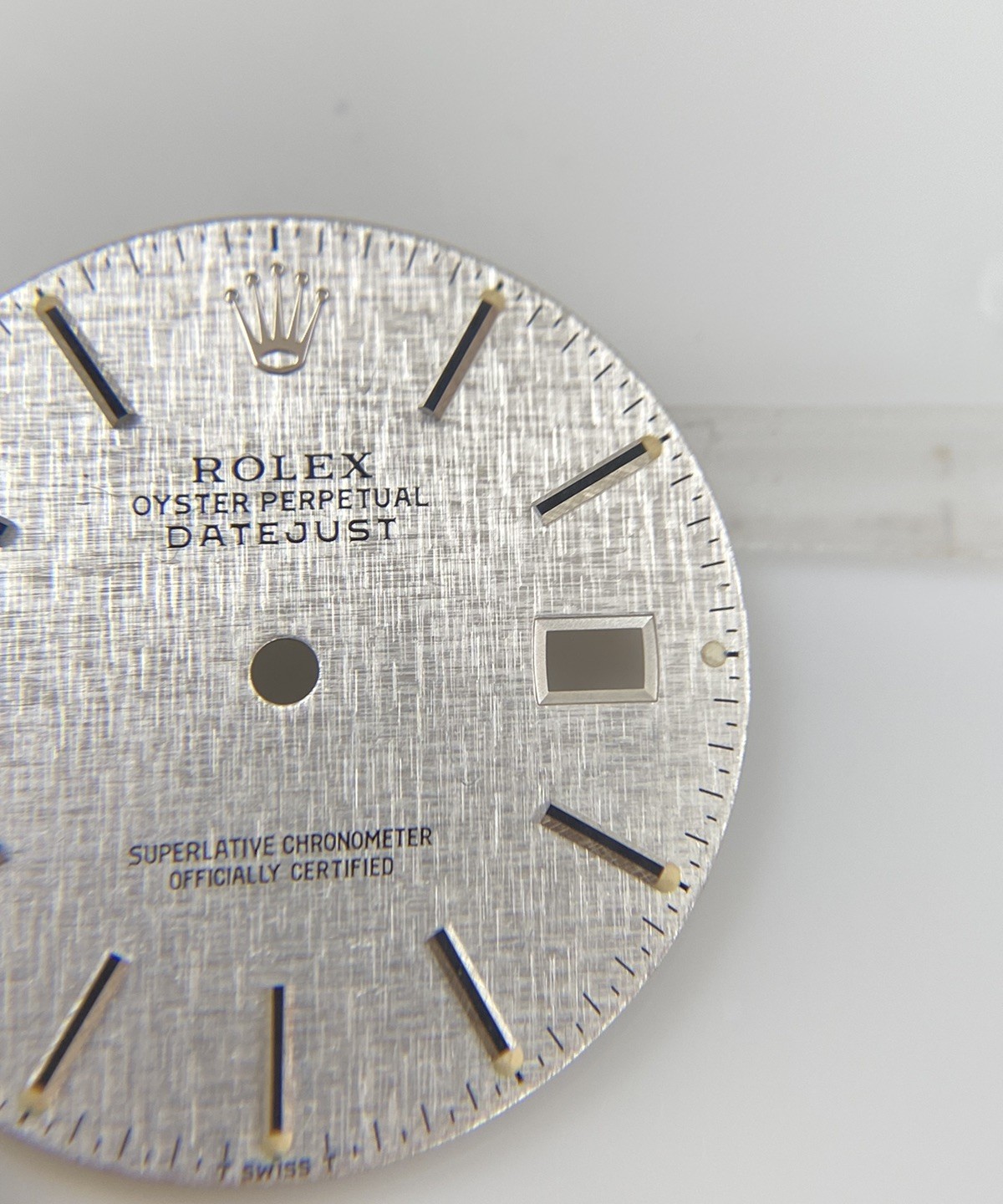 Genuine Rolex Datejust 36mm 16014 16200 16234 Cal 3035/3135 Silver Linen Dial