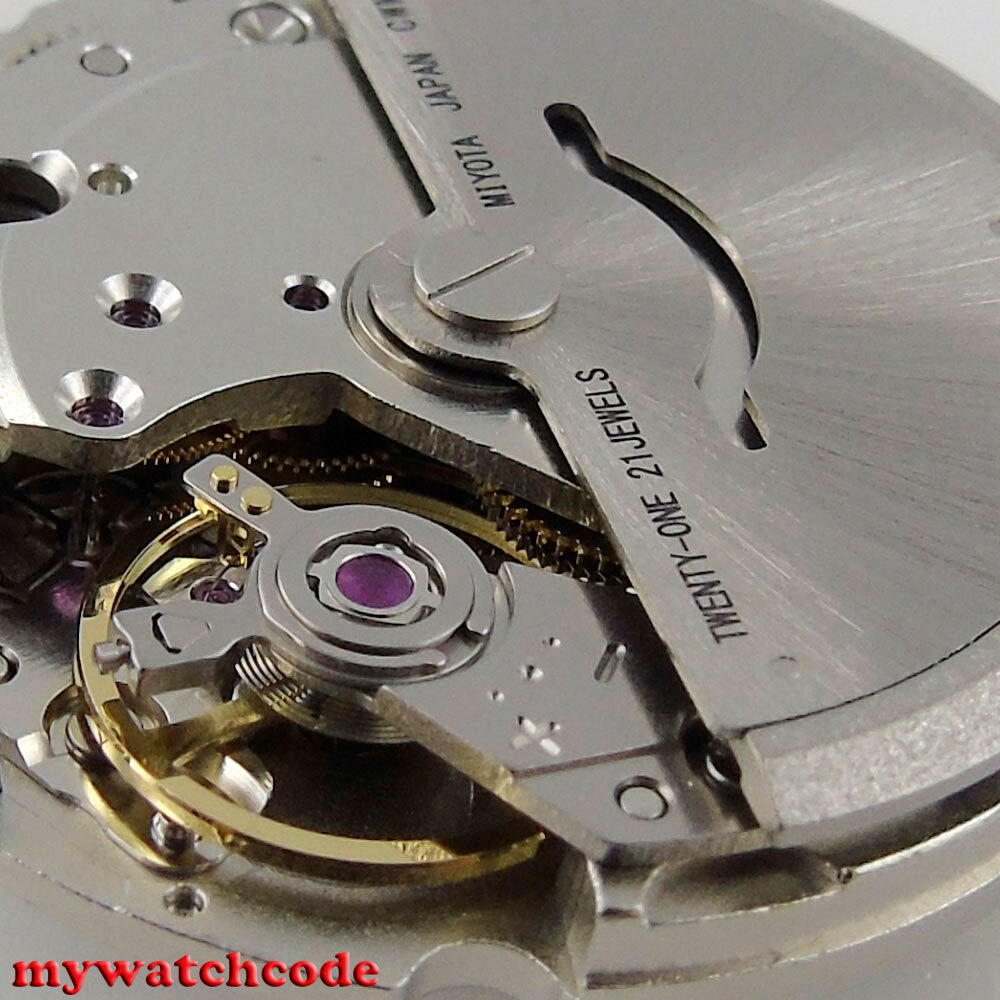 New edition 21 jewels miyota 8215 black window automatic mechanical movement