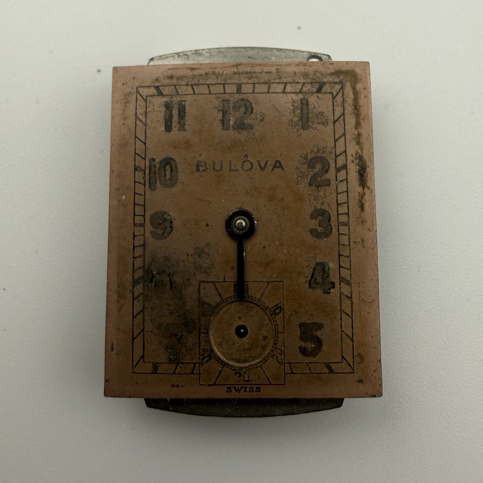 BULOVA 7AK 21J USA VINTAGE WATCH MOVEMENT – GOOD BALANCE – AS IS