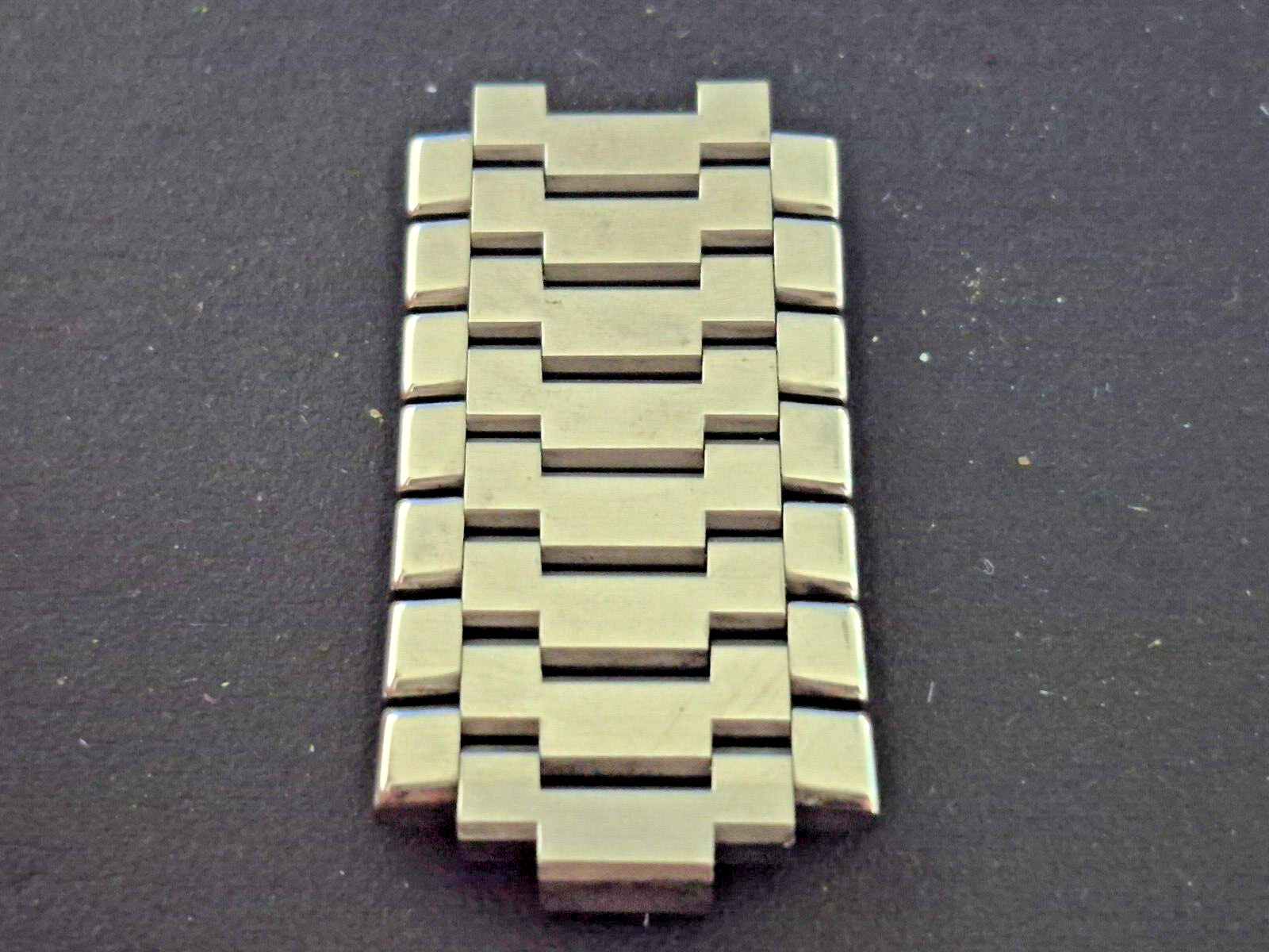 EBEL Classic Wave 7 Link Steel & Gold Segment for bands found on 21mm lug cases