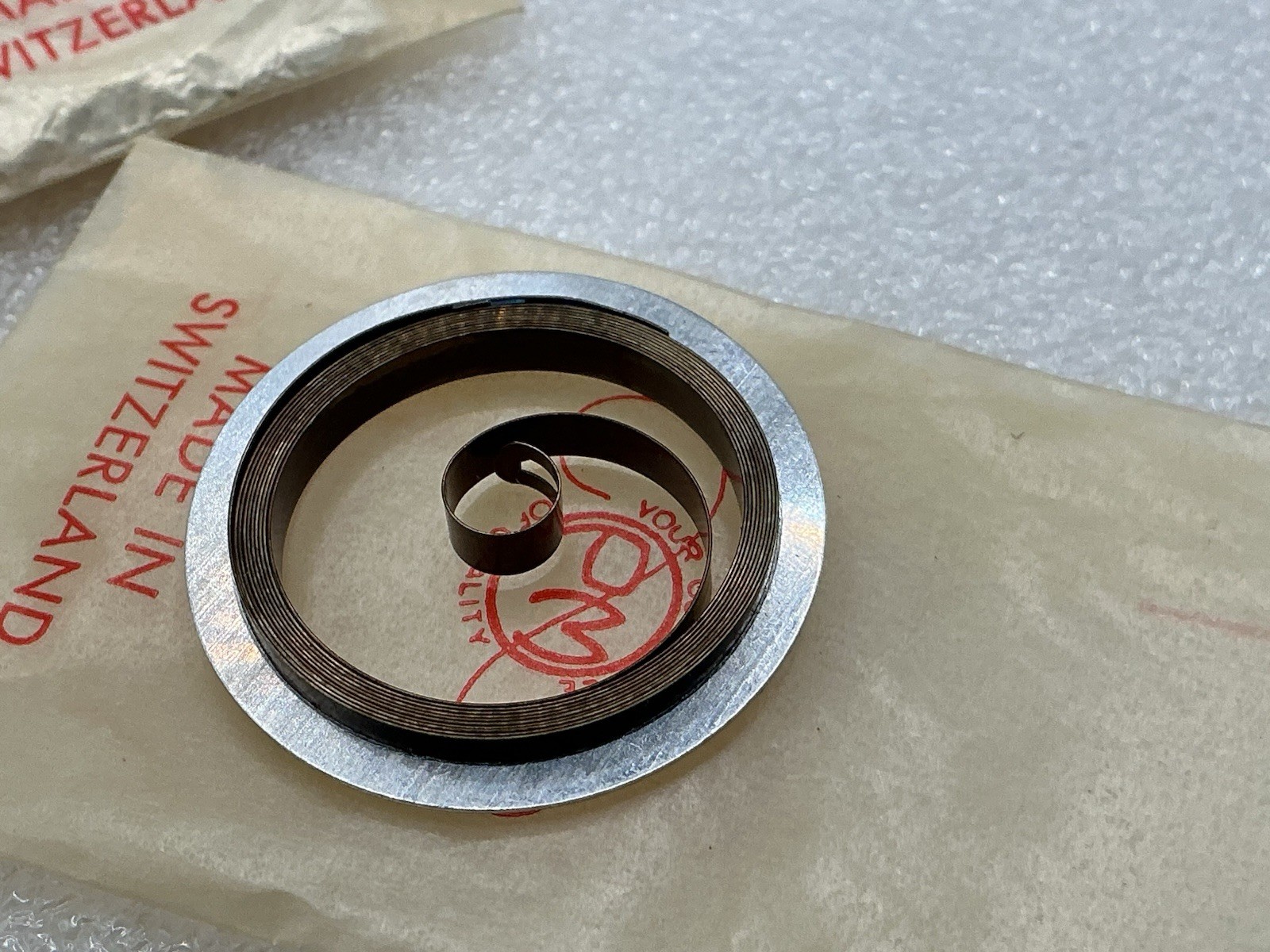 16s Illinois 47309 Bunn Special 60 Hour Mainspring Onyx-Steel 2 Mainsprings
