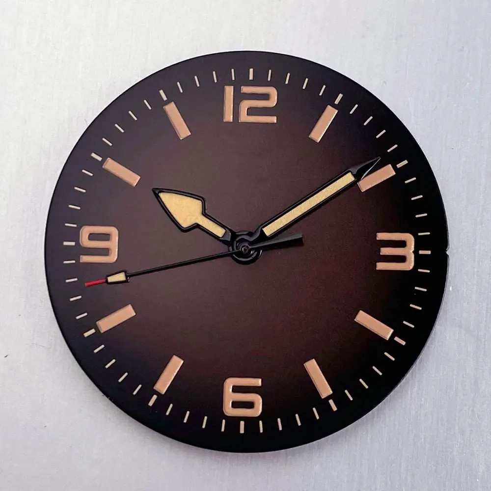 Tandorio New 31mm Vintage NH35 Watch Dial For Miyota 8215/NH35/PT5000 Movement